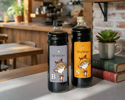 【母の日ギフト ※5/10お届け】【ルビッチ×CHIMNEY COFFEE限定ラベル】カフェオレベース&オーツミルクセット（各1本）